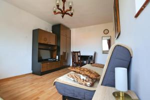 Kuchyň nebo kuchyňský kout v ubytování apartament DaDa