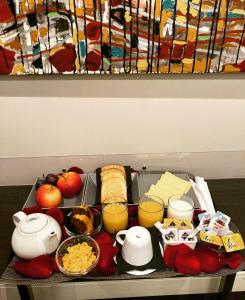 Options de petit-déjeuner proposées aux clients de l'établissement Residence Regola