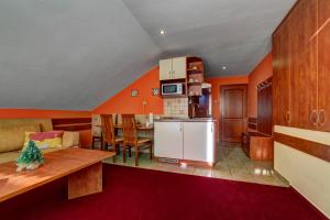 Kuchyň nebo kuchyňský kout v ubytování Apartmánový dom Slniečko