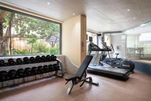 Fitnesscenter och/eller fitnessfaciliteter på Hi Hotel Bari