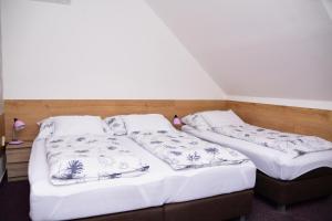 Letto o letti in una camera di Penzion Jordán