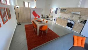 Kuchyň nebo kuchyňský kout v ubytování Patras Romeο House