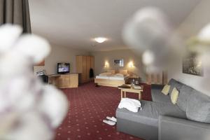 Posteľ alebo postele v izbe v ubytovaní Aktiv-Hotel Traube