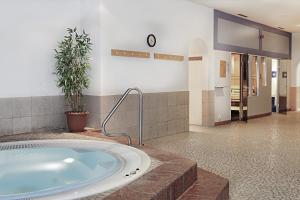 Kúpeľňa v ubytovaní Aktiv-Hotel Traube