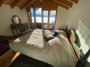 Letto o letti in una camera di Alpenparadies