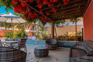 Posezení v ubytování Aquaville Apart Hotel