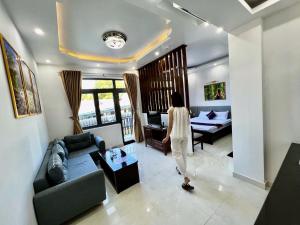 Posezení v ubytování Dương Đông Hotel