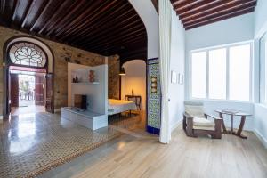 Posezení v ubytování Albor Suites