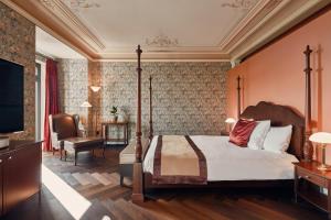 Postelja oz. postelje v sobi nastanitve The Dolder Grand - City and Spa Resort Zurich