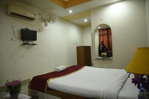 TV a/nebo společenská místnost v ubytování Hotel Dooars Mountain
