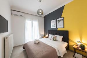 Postel nebo postele na pokoji v ubytování Porto Sea View Apartments - A. Svolou 22