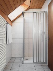 Koupelna v ubytování Gasthaus Hof