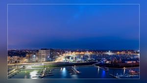 Nespecifikovaný výhled na destinaci Blankenberge nebo výhled na město při pohledu z apartmánu