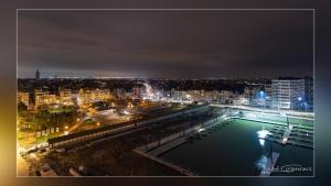 Nespecifikovaný výhled na destinaci Blankenberge nebo výhled na město při pohledu z apartmánu