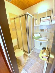 Koupelna v ubytování Appartment Sandra Obkircher + 41 fotografií