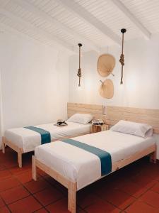 Voodi või voodid majutusasutuse Quinta de São Pedro de Tomar toas