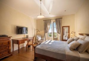 Posteľ alebo postele v izbe v ubytovaní Villa Terrarossa - Luxury Istrian Villa near Poreč