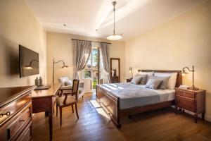 Posteľ alebo postele v izbe v ubytovaní Villa Terrarossa - Luxury Istrian Villa near Poreč