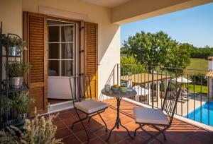 Balkón alebo terasa v ubytovaní Villa Terrarossa - Luxury Istrian Villa near Poreč