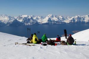 Hosté ubytování Kjosen Lodge, Lyngen.