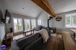 Posezení v ubytování Chalet de la Montagne