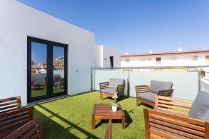 Patio alebo iná vonkajšia časť ubytovania Casa Boissier Ciudad Jardín