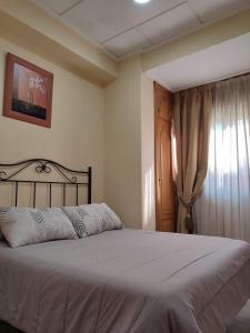 Postel nebo postele na pokoji v ubytování Hotel Beatriz