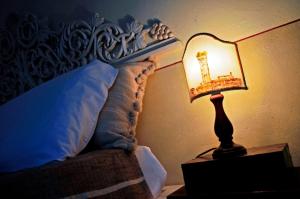 Postel nebo postele na pokoji v ubytování Bed and Breakfast Evelina
