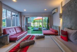 Zona de estar de Aonang Paradise Resort Krabi