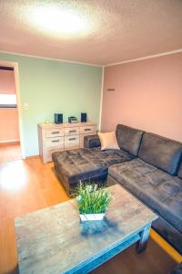 Posezení v ubytování Rheinterrasse Wohnung 2