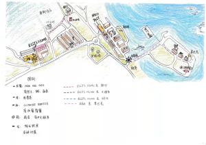 Půdorys ubytování 仙本那爱丽家民宿Elly's Home