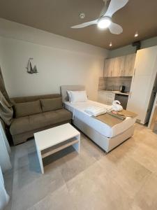 A bed or beds in a room at Anastasia Boutique Suites -Adults only & kids 12 plus