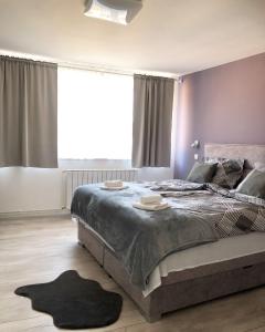 Posteľ alebo postele v izbe v ubytovaní Apartman Bloom