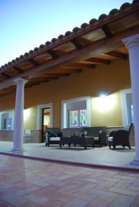 Χώρος καθιστικού στο Casa Rural Tablas de Daimiel
