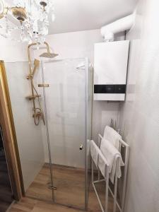 Kúpeľňa v ubytovaní APARTAMENT NA WZGÓRZU