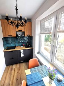 Kuchyňa alebo kuchynka v ubytovaní APARTAMENT NA WZGÓRZU