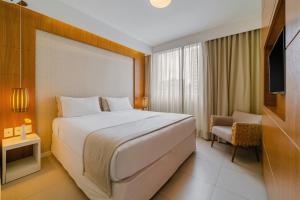 Posteľ alebo postele v izbe v ubytovaní Matiz Niterói Design Hotel