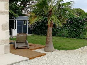 Zahrada ubytování Petite Maison refaite à neuf proche plage