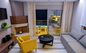 A television and/or entertainment centre at Drimonari Villas