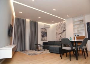 Posezení v ubytování J&D Rooms Korce