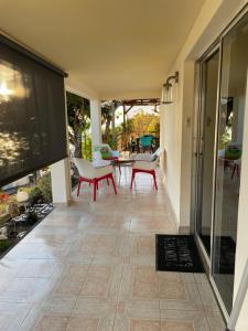 Balkon ili terasa u objektu Appartement vue mer, Case Pilote