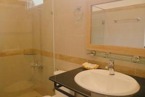 Koupelna v ubytování Sao Vang Hotel