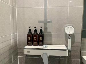 Koupelna v ubytování Aroomi Hotel Hyupjae
