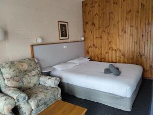 Postel nebo postele na pokoji v ubytování Yarragon Motel