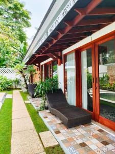 Zahrada ubytování Villa HOMEY Lombok