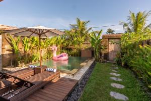 Bazén v ubytování Sridewi Villas Ubud nebo v jeho okolí