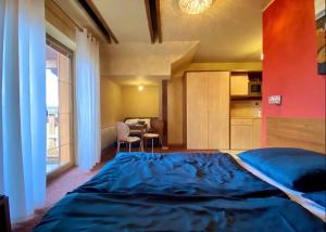 Katil atau katil-katil dalam bilik di Apartment with beautiful view of High Tatras