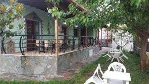A garden outside Villa RELAX