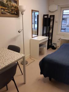 Letto o letti in una camera di Knihsgården