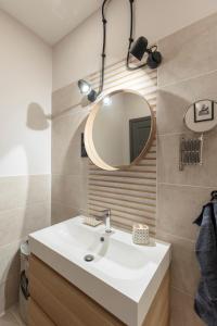 Kúpeľňa v ubytovaní E12 Boutique Apartments